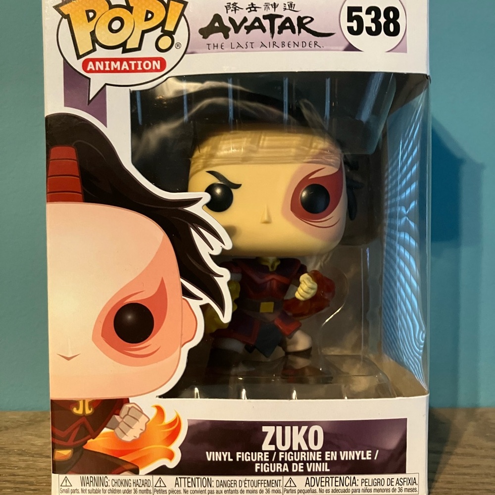 Funko Pop Avatar Zuko Vinyl Figure
